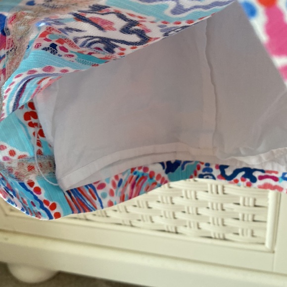 Lilly Pulitzer Dress size 2 seashell beach dress red pink blue white - Picture 8 of 9